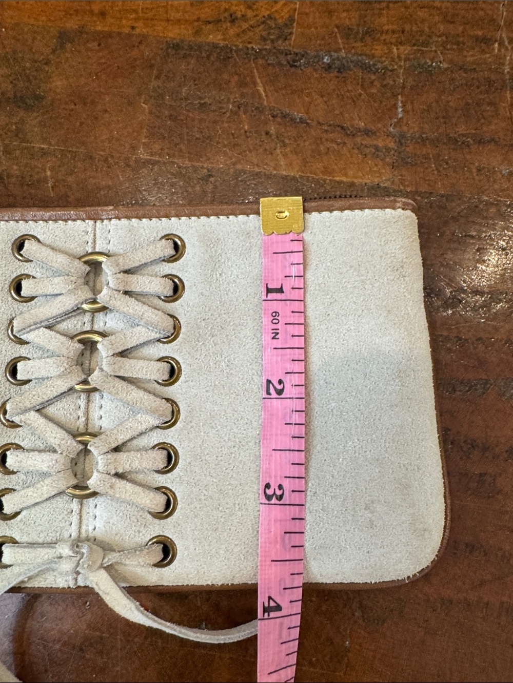 Vintage Coach Suede Corset Laced Wristlet (Style 7139) - Picture 13 of 13